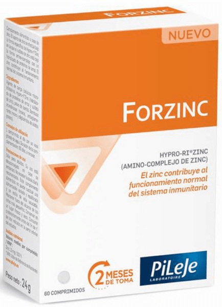Pileje Forzinc 60 Comprimidos