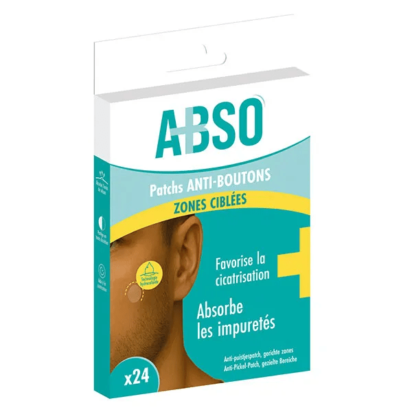 Abso Patch anti-bouton zones ciblées - boîte de 24