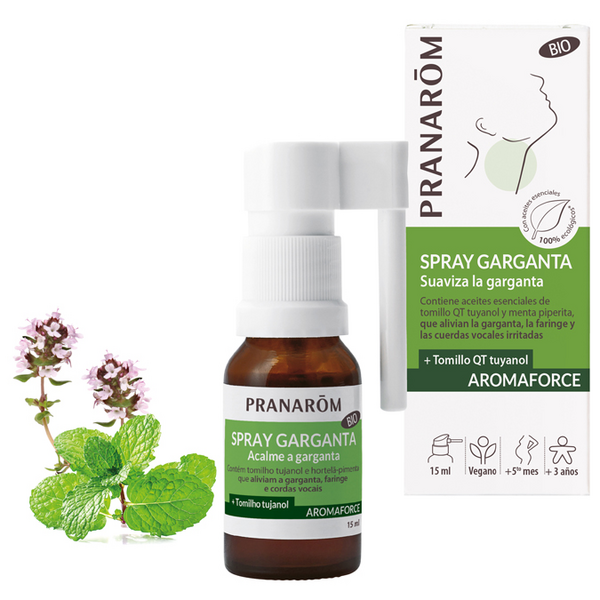 Pranarom Aromaforce Spray Garganta Suave Bio 15 ml