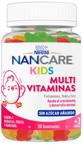 Nestlé NANCARE KIDS Multivitaminas +3 Años 30 Gominolas