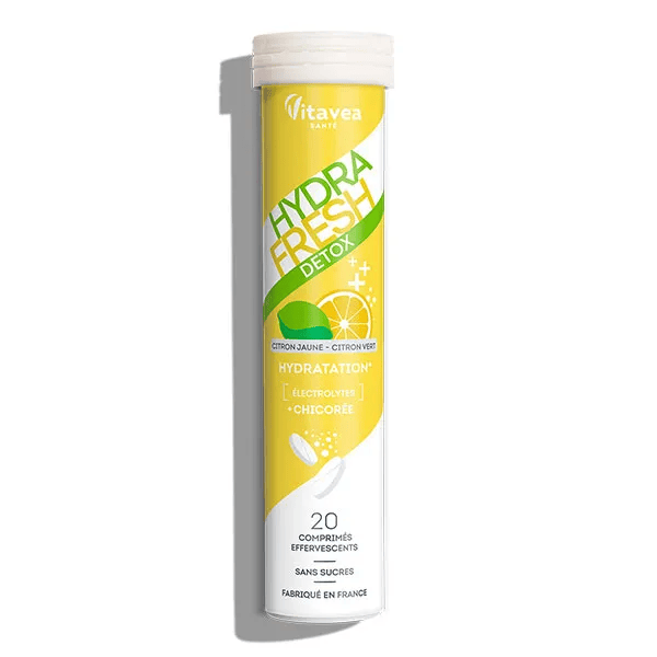 HydraFresh Hydratation Detox Chicorée 20 comprimés effervescents