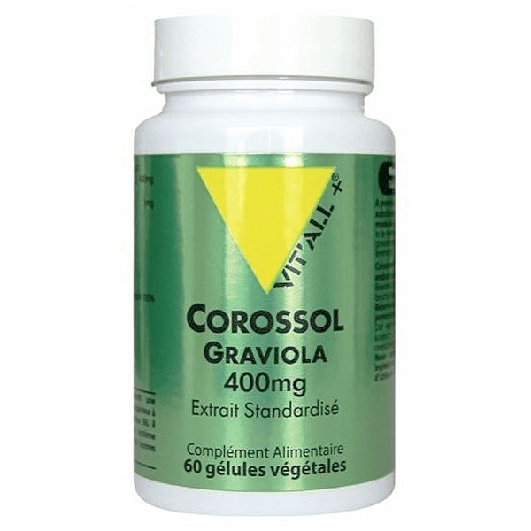 Corossol Graviola 400mg 60 gélules végétales 3