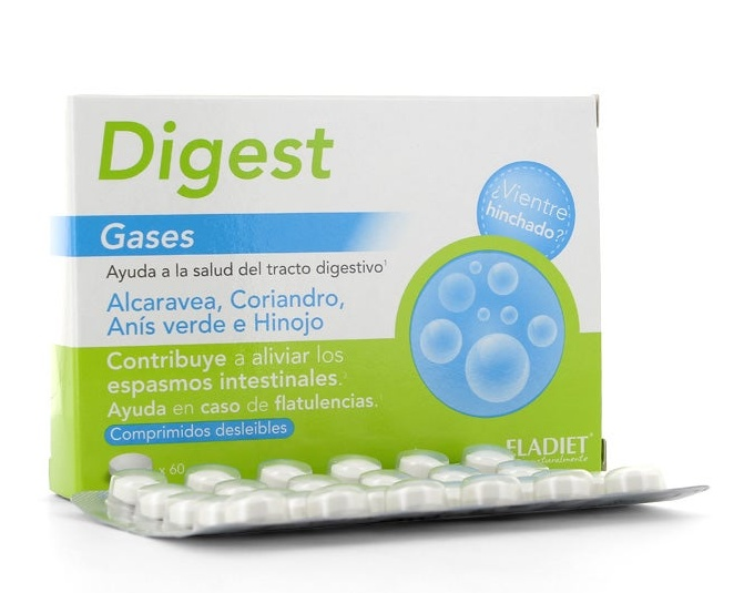Eladiet Digest Gases 60 Comprimidos