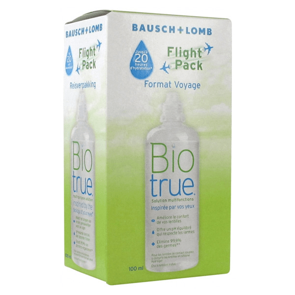 Contactologie Biotrue Solution Multifonctions Flight Pack 100ml 4