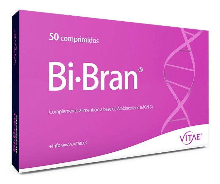 Vitae BiBran 250gr Inmunoestimulador con Arabinoxilano 50 Comprimidos
