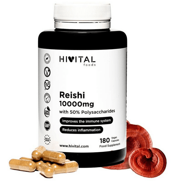 Hivital Reishi 10000 Mg 180 Cápsulas