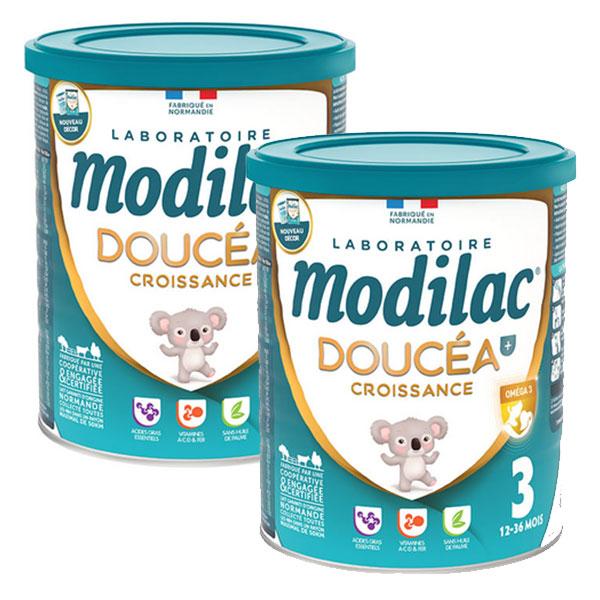 Lot de 2 Doucéa Lait infantile Croissance 3ème Âge 800g