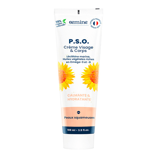 P.S.O. Crème Hydratante Lécithine Marine Peaux Sèches 100ml 2