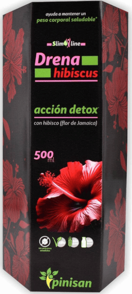 Pinisan 5 X Drenahibiscus Detox 500 Ml - Imagen 2