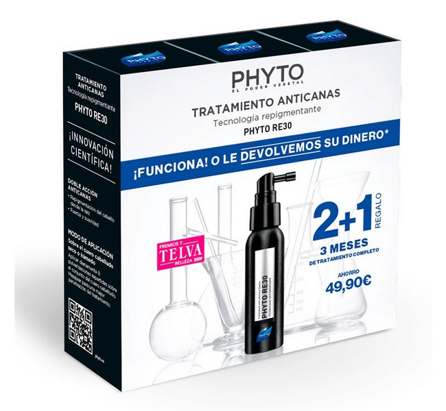 Phyto RE30 Tratamiento Anti-Canas 2 + 1 GRATIS
