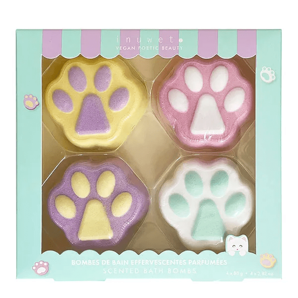 Coffret bombes de bain effervescentes 4x80g