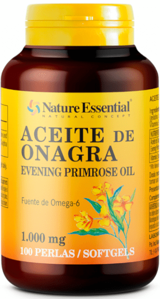 Nature Essential Aceite De Onagra 1000Mg 10% Gla 100 Perlas