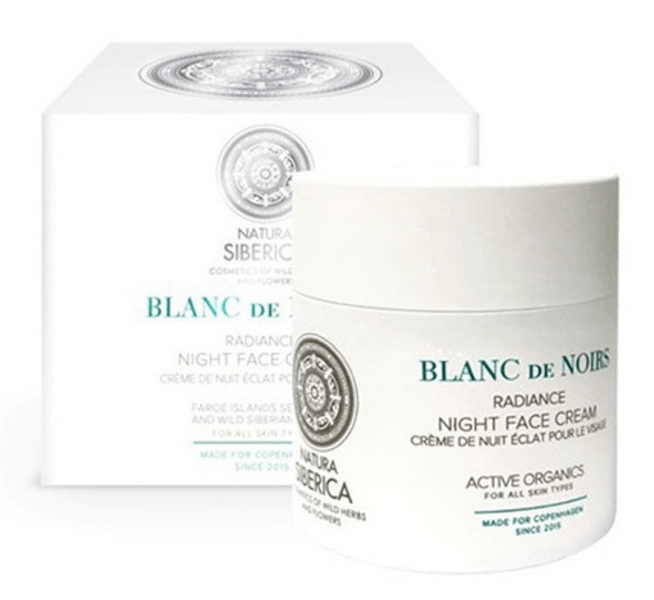 Natura Siberica Crema Facial de Noche Radiance Blanc Des Noirs 50ml