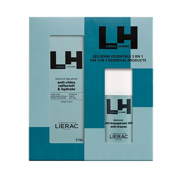 Homme Coffret Fête des Pères Fluide Anti-Âge Global + Déodorant offert 2