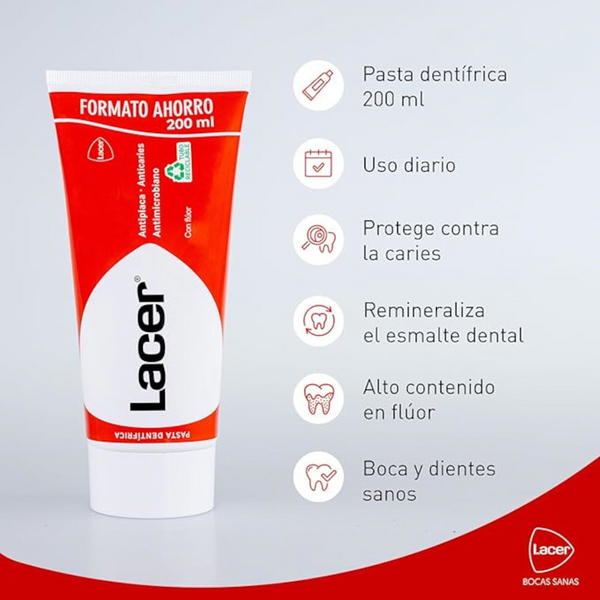 Lacer Pasta Dentrífica 200ml