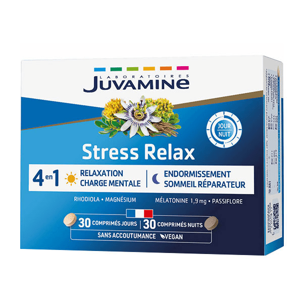Stress relax jour nuit, 30 jours, 60 comprimés 3
