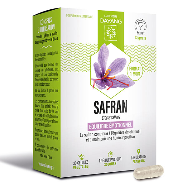 Phytothérapie Safran 30 gélules