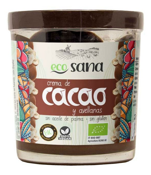 Ecosana Crema De Cacao Y Avellanas 200g