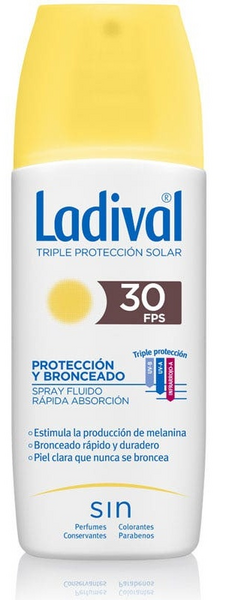 Ladival Protección Y Bronceado Spray SPF30 150ml