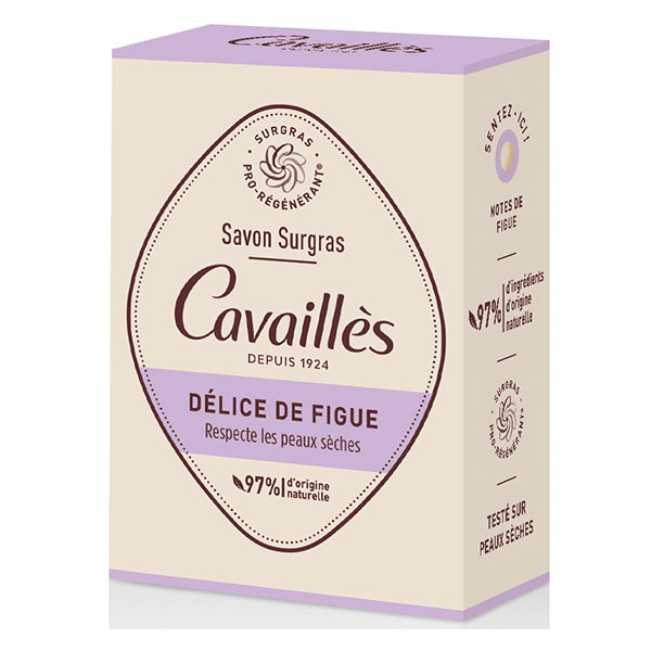 Cavailles Savon surgras Délice de figue 100gr 4