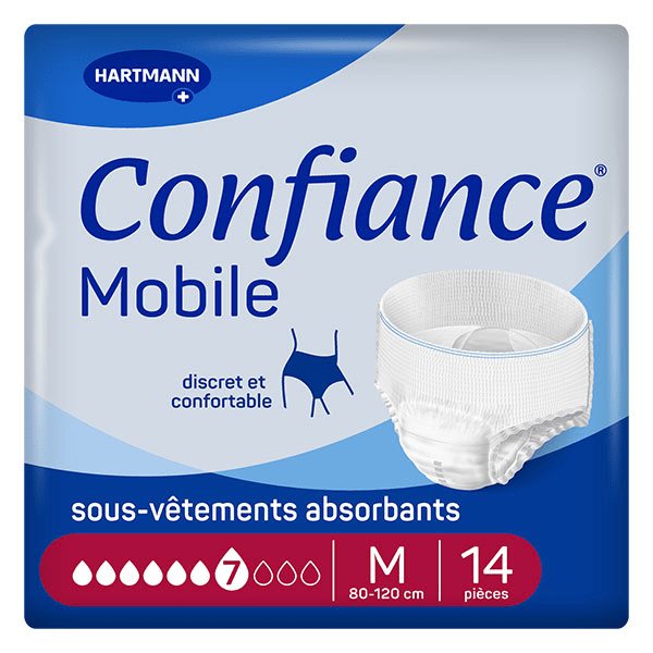 Confiance Mobile Absorption 7 Gouttes Taille M 14 sous-vêtements 2