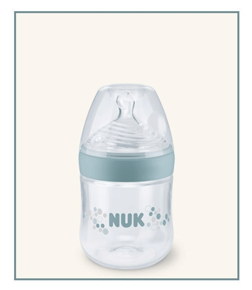 Nuk Biberon Silicona Nature Sense 0-6 meses S Verde 150 ml