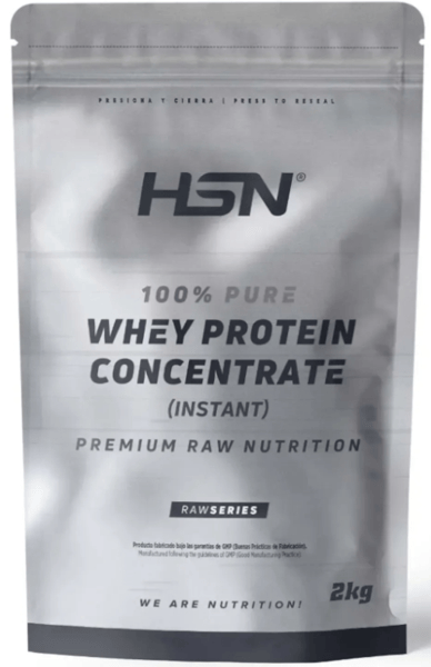 HSN 100% Whey Protein Concentrate Sin Sabor 2 kg