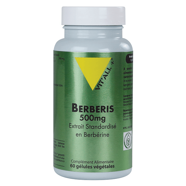 Berberis Extrait Standardisé en berbérine 500mg - 60 gélules végétales 3