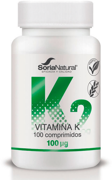 Soria Natural Vitamina K Liberación Sostenida 100 Comprimidos