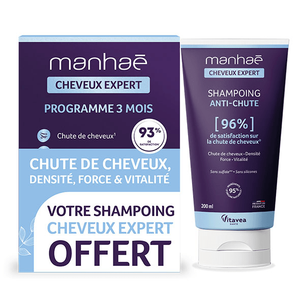 Manhaé - Lot Cheveux Expert + Shampoing 250ml 4
