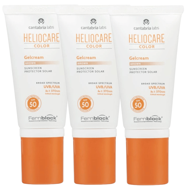 Heliocare Gelcream Color Brown SPF50 3x50 ml
