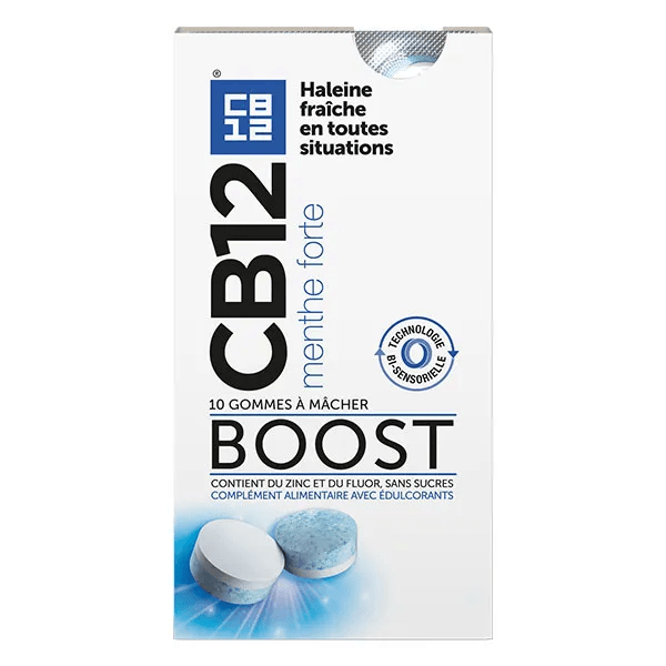 Boost Menthe forte Fraîcheur instantanée Sans sucres - 10 gommes à mâcher 3