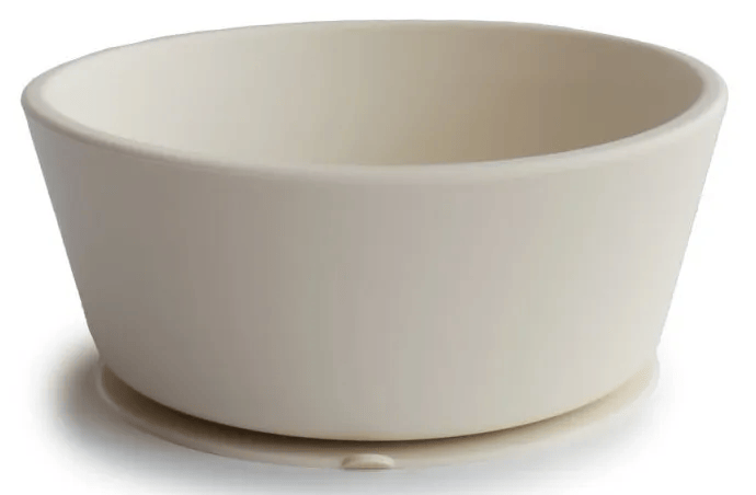 Mushie Bol Con Ventosa Solid Ivory