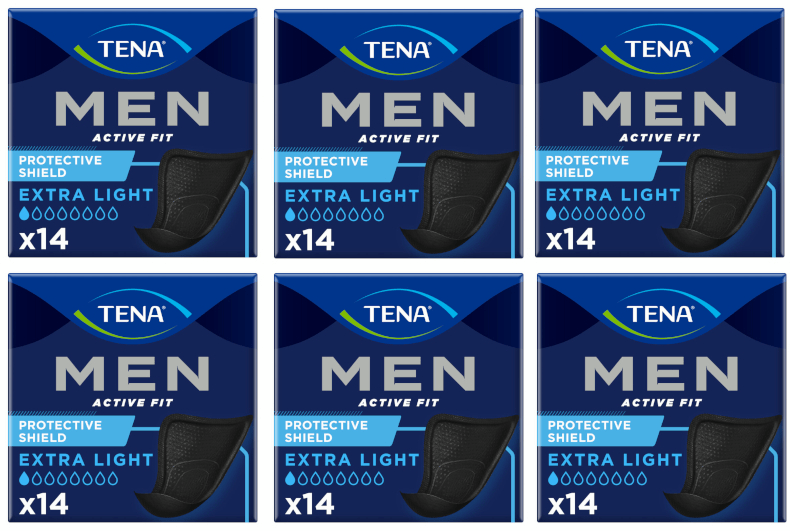 TENA Men Escudo Protector 6x14 uds