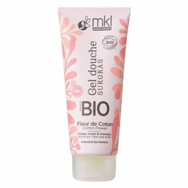 MKL Gel Douche BIO Fleur de Coton, cheveux, visage et corps 200ml 4