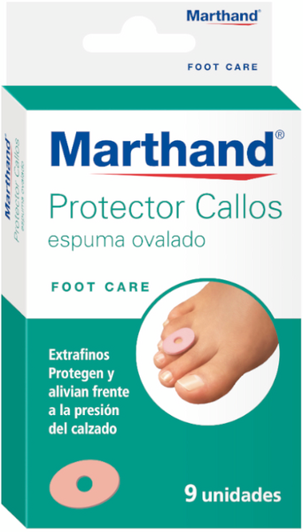 Marthand Foot Care Protector Callos Espuma Ovalado 9 Uds