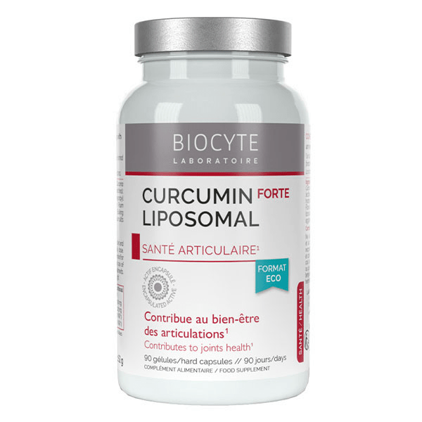 Curcumin Forte x185 Liposomal Santé des Articulations 90 Capsules