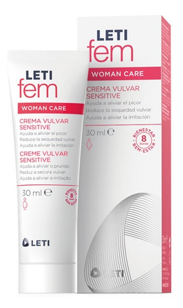 Letifem Woman Care Sensitive Crema Vulvar 30ml
