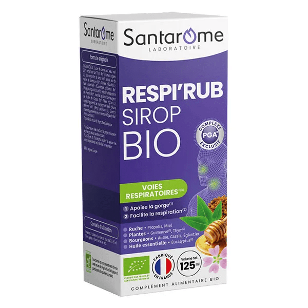 - Respi'Rub Sirop Bio - Voies respiratoires encombrées - 125ml 2