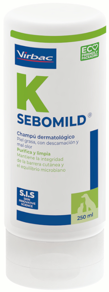 Virbac Sebomild Champú 250 Ml