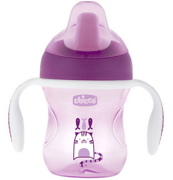 Chicco Vaso Entrenamiento +6m Violeta 200 ml