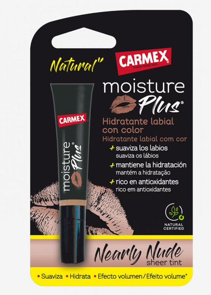 Carmex Moisture Plus Bálsamo Ultra Hidratante Nearly Nude