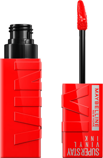 Maybelline Superstay Vinyl Ink Pintalabios Vinilo Fijo Tono 25 Red-Hot