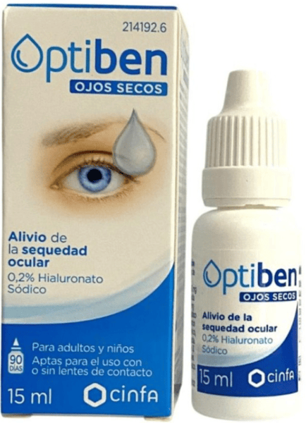 Optiben Ojos Secos Gotas 15 ml