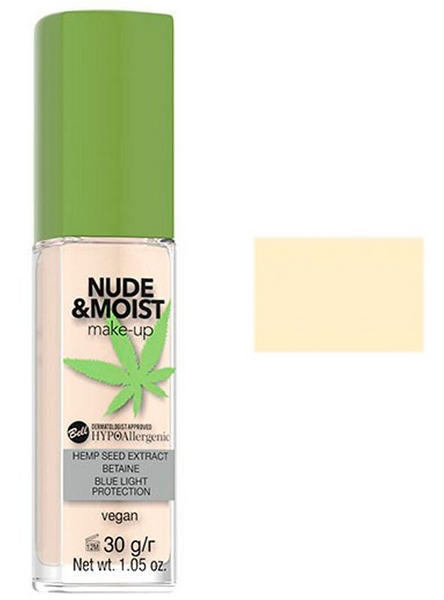 Bell Base De Maquillaje Nude&Moist Tono 02 30ml