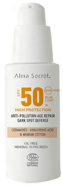 Alma Secret Protector Solar Facial SPF 50 Color 50 ml