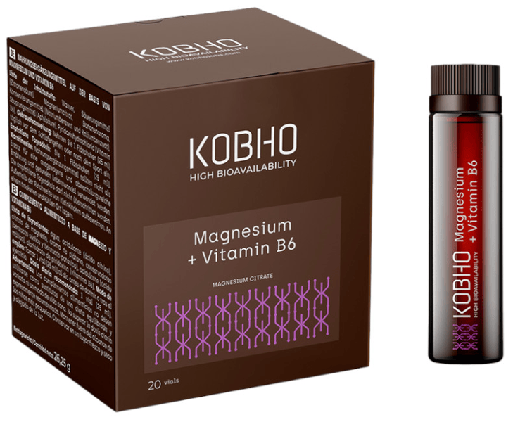 Kobho Labs Magnesio + Vitamina B6 Viales 20x25 ml