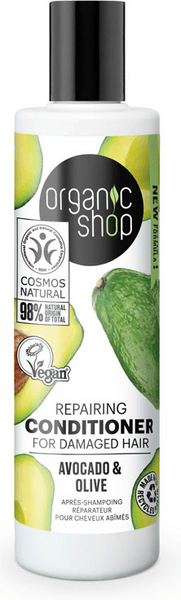 Organic Shop Acondicionador Cabello Dañado Aguacate y Oliva 280 ml