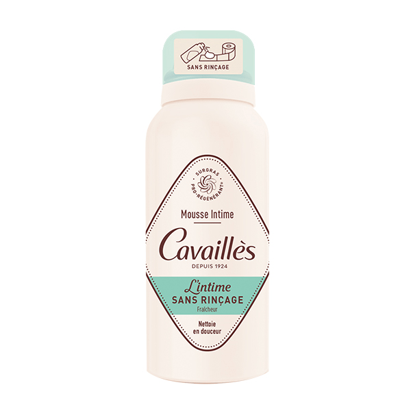Cavaillès Mousse Intime Sans Rinçage Fraîcheur 100ml 4