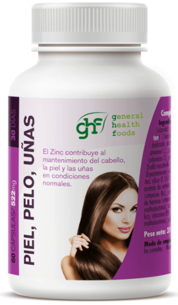 Ghf Piel, Pelo Y Uñas 60 Cápsulas
